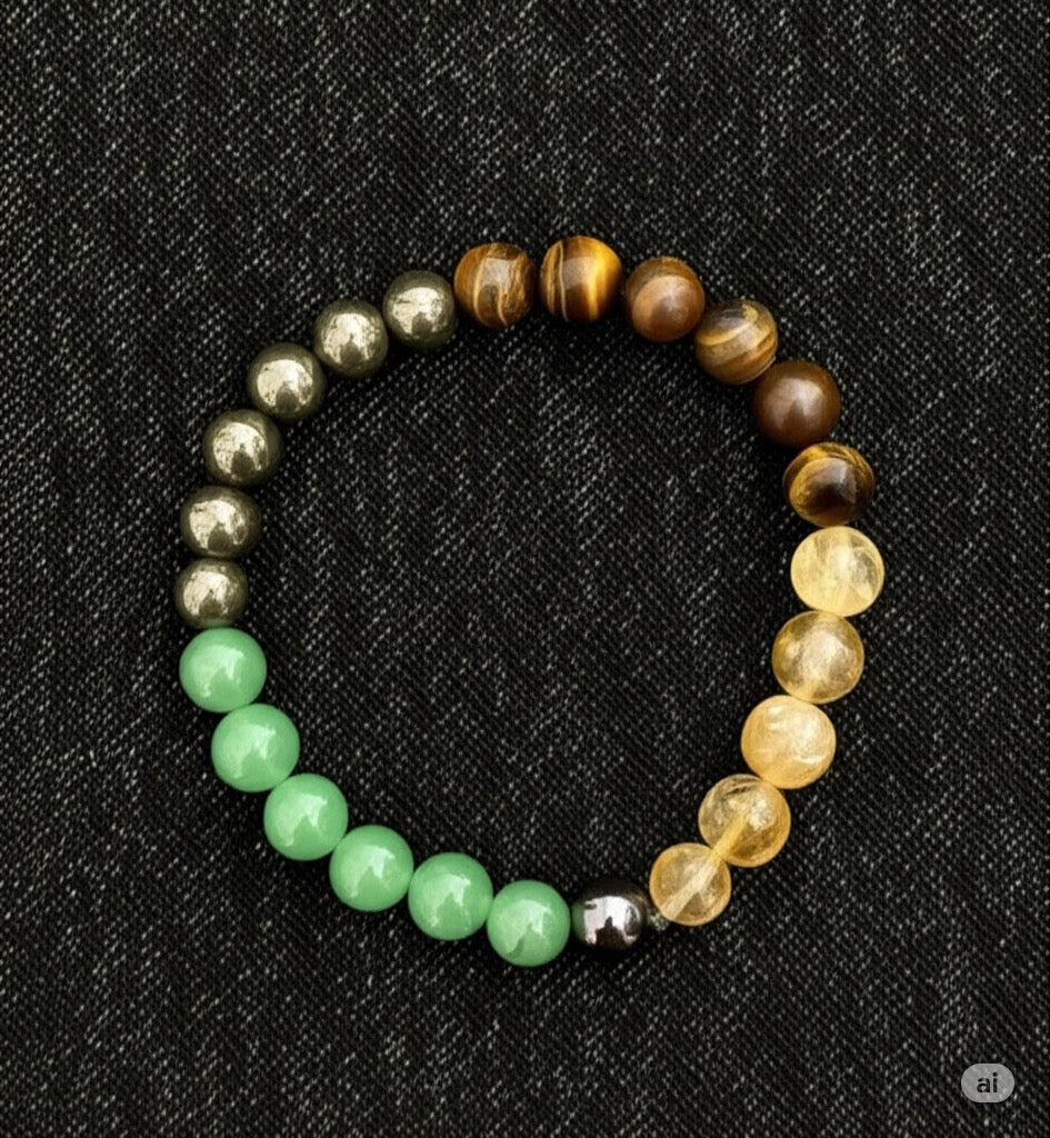 Lava+7Chakra Bracelet