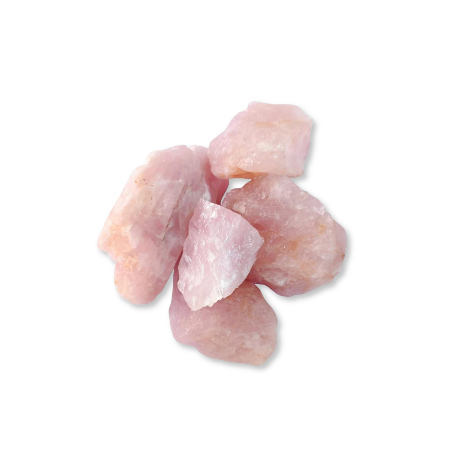 Rose Quartz Raw Pieces (80-100 gms, skin, love)