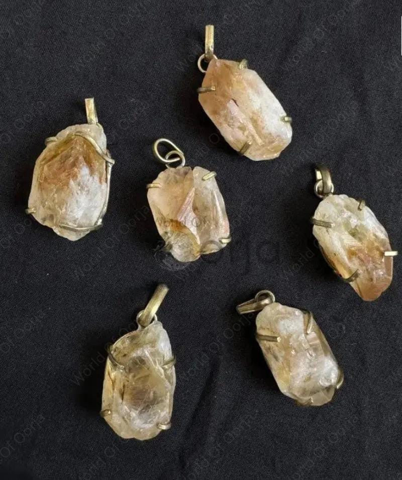 Citrine Rough Pendant
