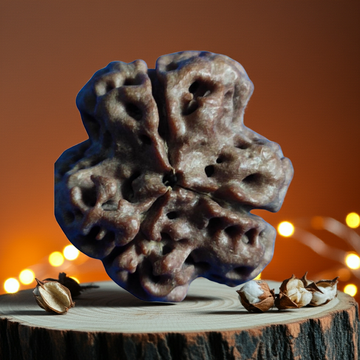 TriMukhi Rudraksha, Authentic, Bears three (3) lines, Certified