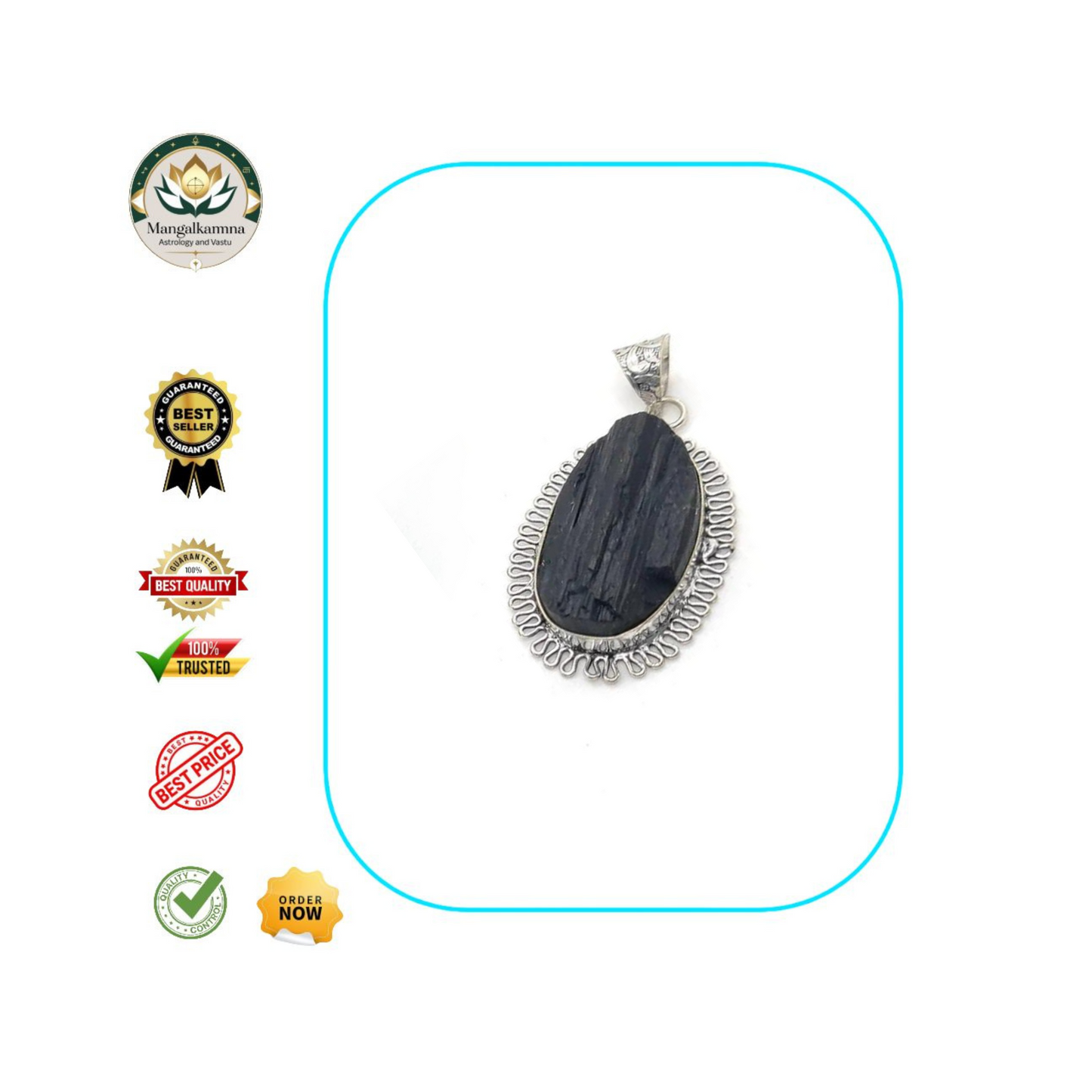 Black Tourmaline Pendant