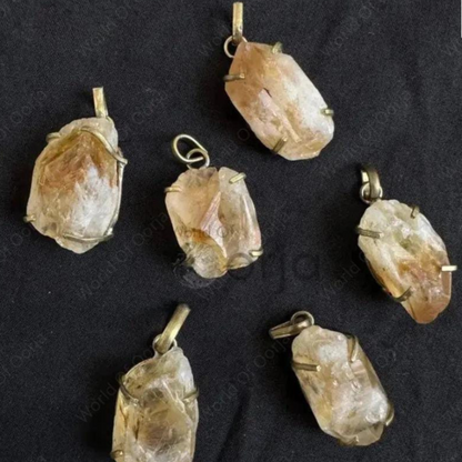 Citrine Rough Pendant