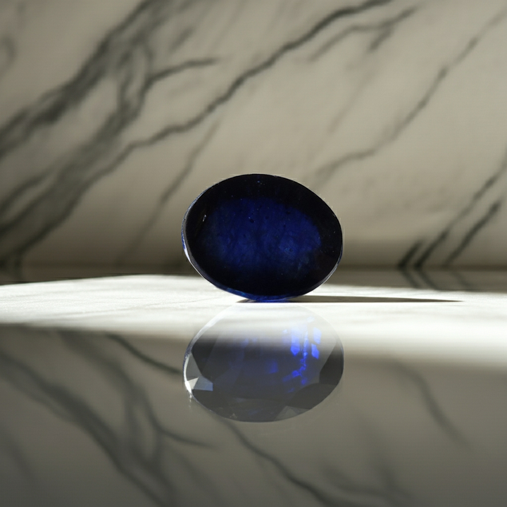Blue Sapphire(Neelam)_Bangkok: Luster A:Natural, Certified