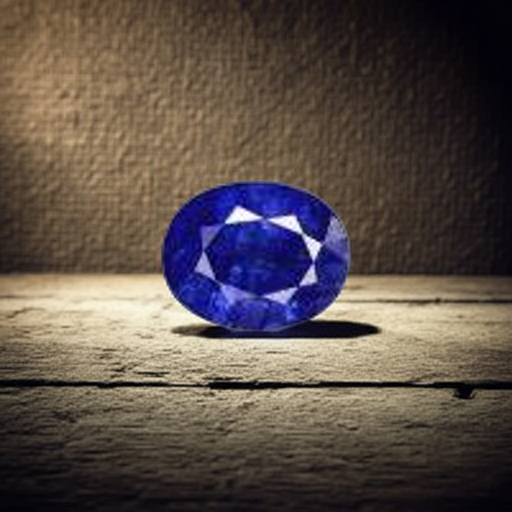 Blue Sapphire(Neelam)_Ceylon: Vitreous-Luster C:Natural, Certified