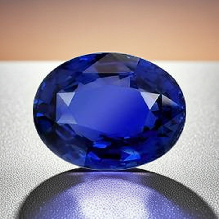 Blue Sapphire(Neelam)_Ceylon: Vitreous-Luster D:Natural, Certified