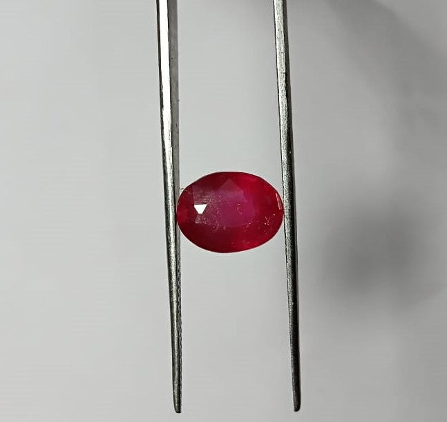 Ruby: Luster A:Natural, Certified
