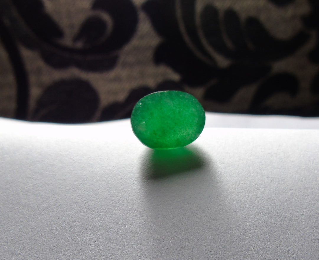 Emerald(Panna)_Africa: Luster-A:Natural, Certified