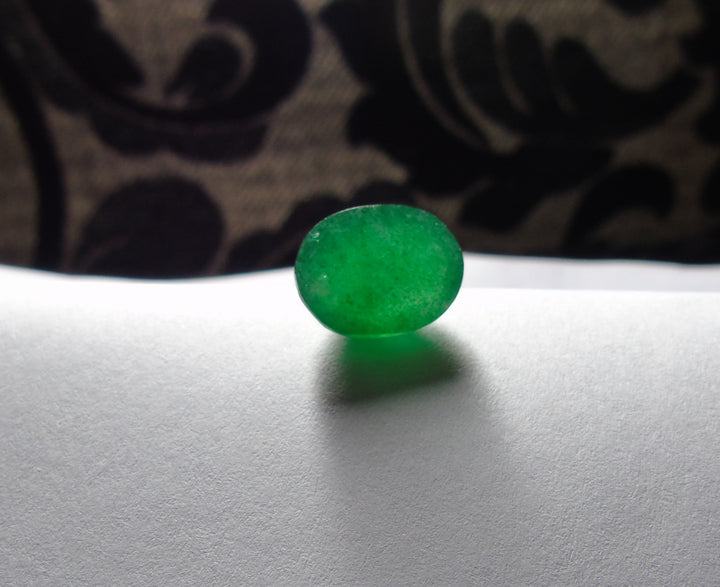 Emerald(Panna)_Africa: Luster-A:Natural, Certified