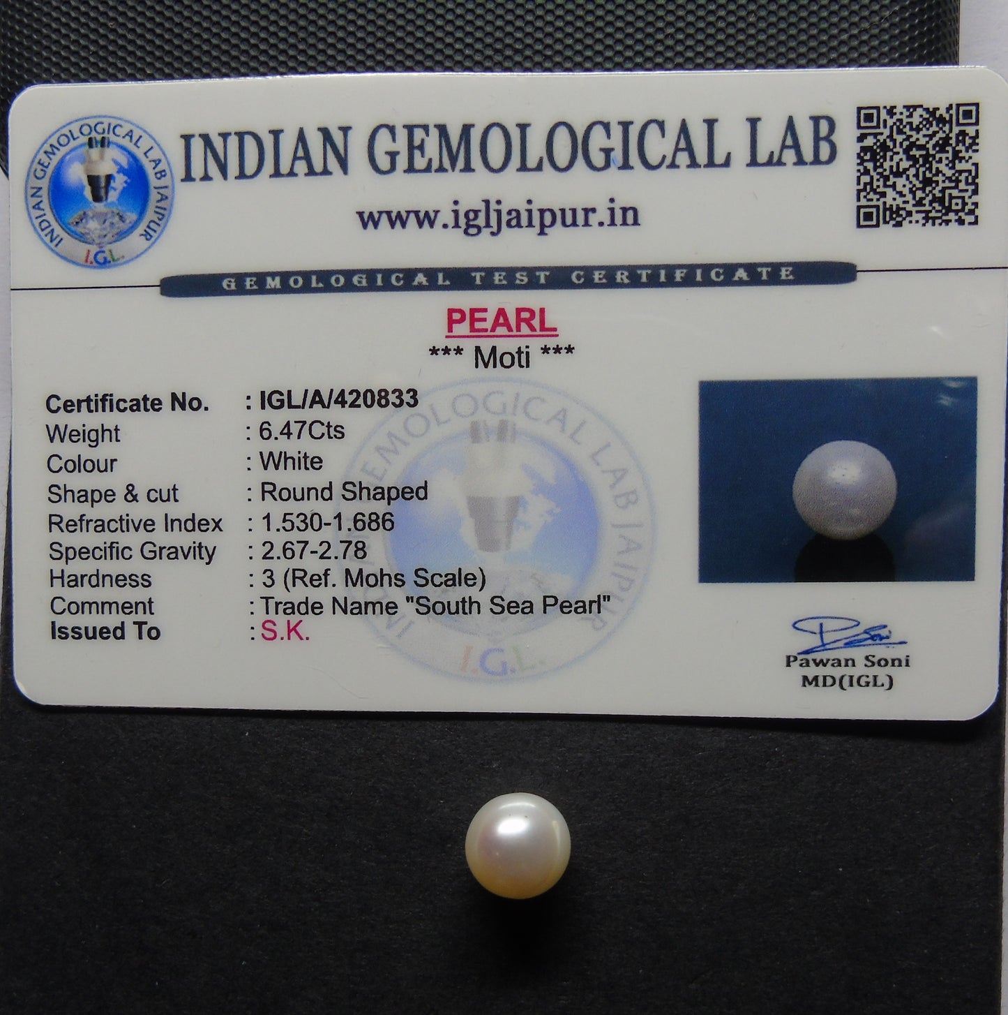 South Sea Pearl (White)