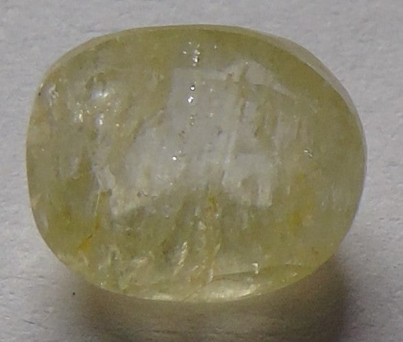Yellow Sapphire(Pukhraj)_Ceylon: Luster B:Natural, Certified