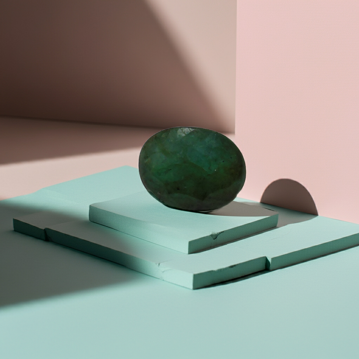 Emerald(Panna)_Zambian: Luster-B:Natural, Certified