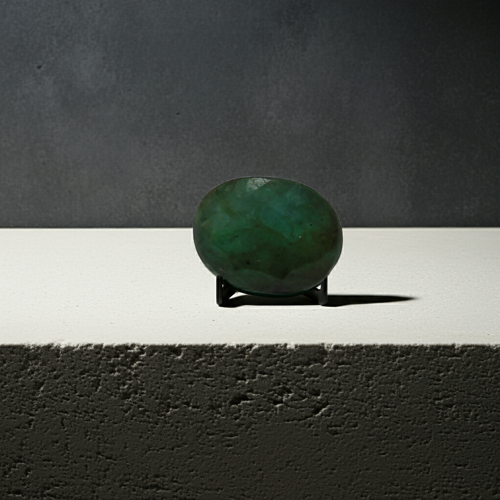 Emerald(Panna)_Zambian: Luster-B:Natural, Certified