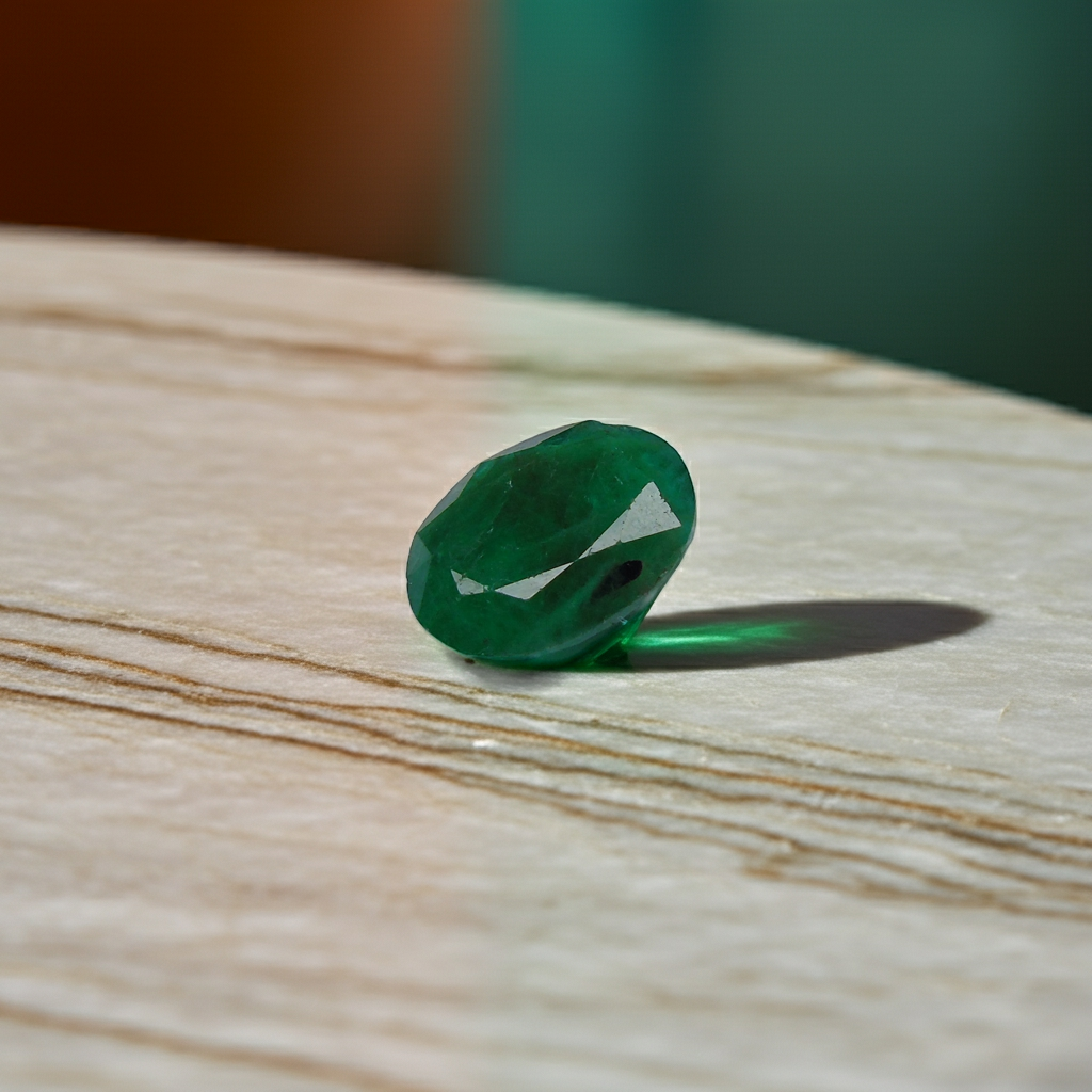 Emerald(Panna)_Sapota: Luster-A:Natural, Certified
