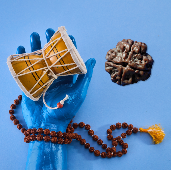 ChaturMukhi Rudraksha, Authentic, Bears four (4) lines