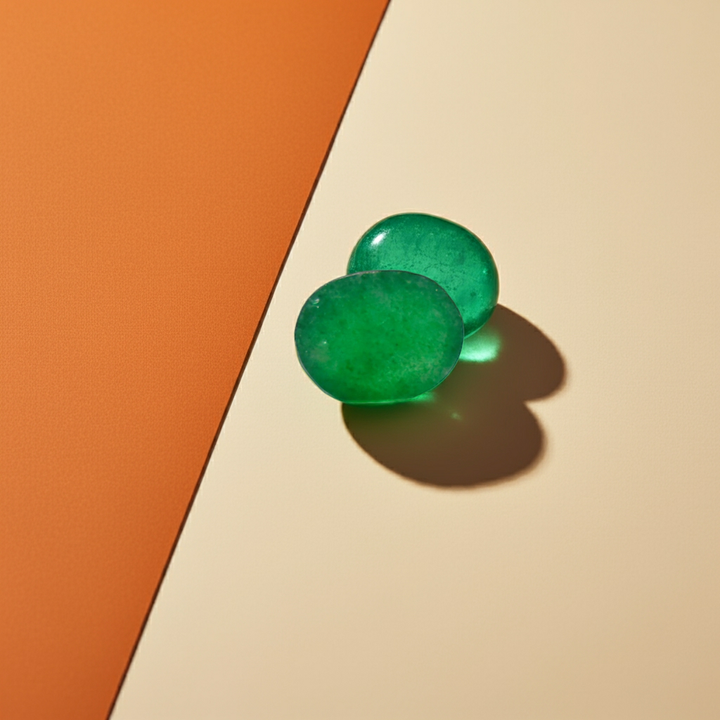 Emerald(Panna)_Africa: Luster-A:Natural, Certified