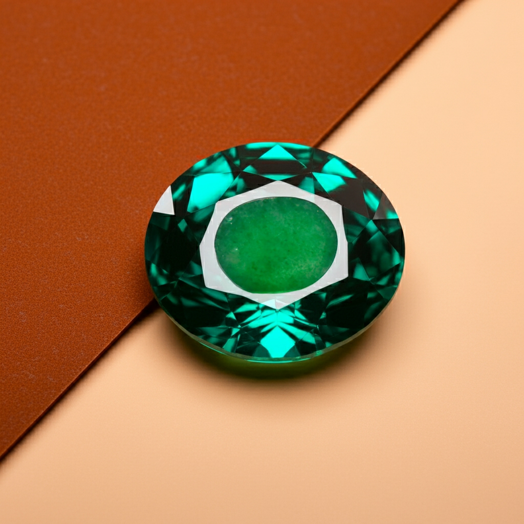 Emerald(Panna)_Africa: Luster-A:Natural, Certified