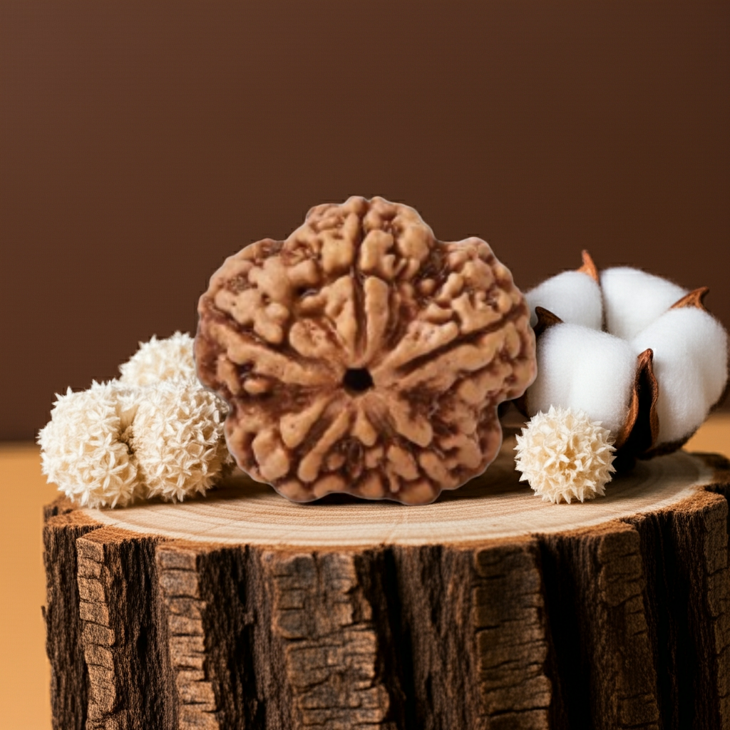 PanchMukhi Rudraksha, Authentic, Bears Five (5) lines