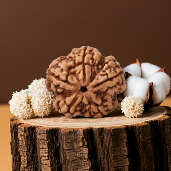 PanchMukhi Rudraksha, Authentic, Bears Five (5) lines