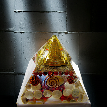 Shree Yantra Kaudi Gomti Chakra Pyramid