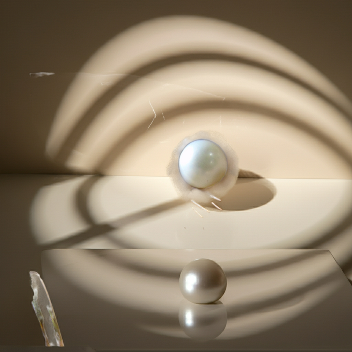 South Sea Pearl (White ):Natural, Certified
