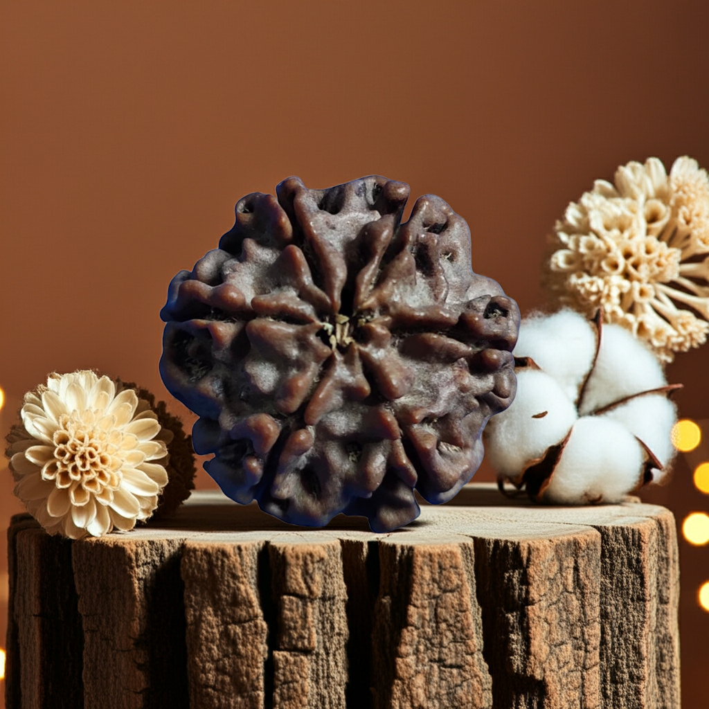 ShashtMukhi Rudraksha, Authentic, Bears Six (6) lines