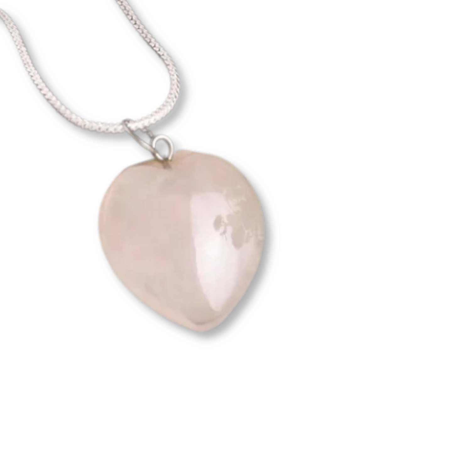 Rose Quartz Heart Pendant