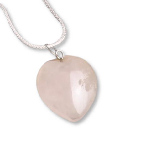 Rose Quartz Heart Pendant