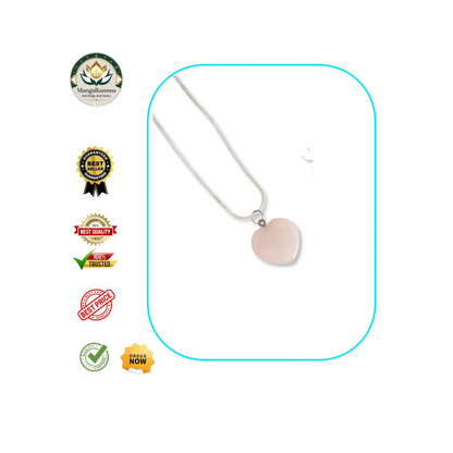 Rose Quartz Heart Pendant
