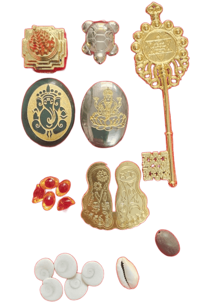 Shree Yantra / Kuber Yantra / Dhan Lakshmi Yantra (Energized) Set