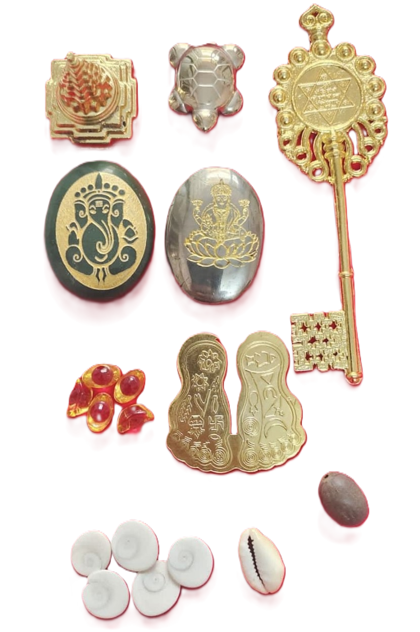 Shree Yantra / Kuber Yantra / Dhan Lakshmi Yantra (Energized) Set