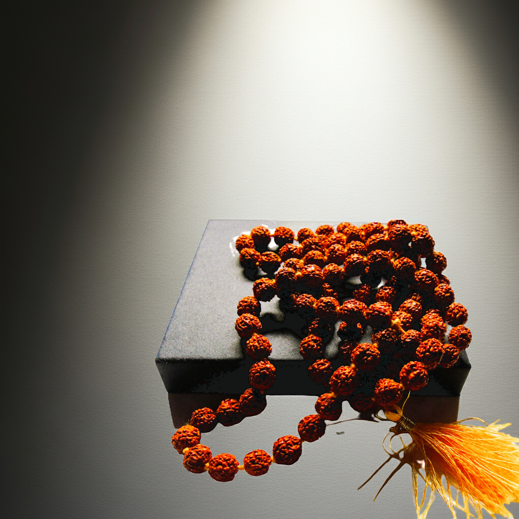 Rudraksha Mala (5Mukhi Beads Set)