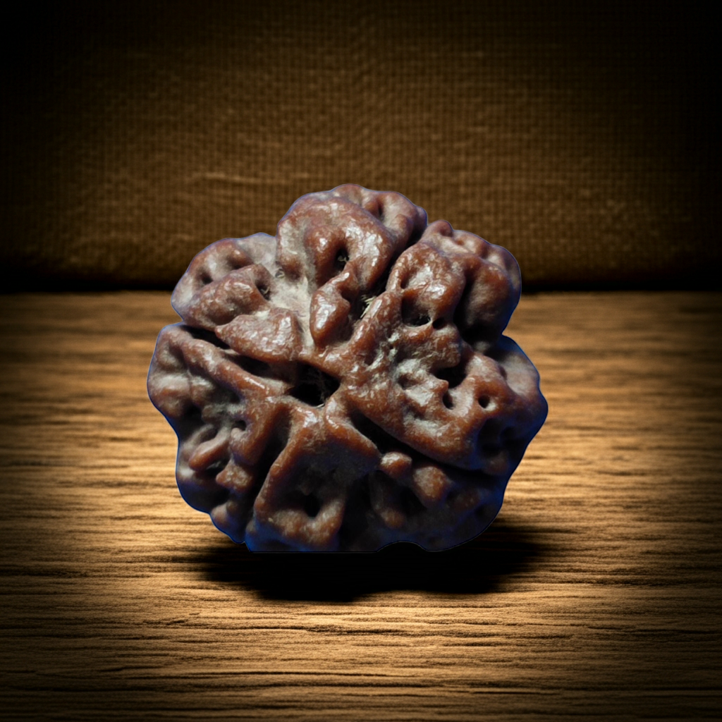 ChaturMukhi Rudraksha, Authentic, Bears four (4) lines