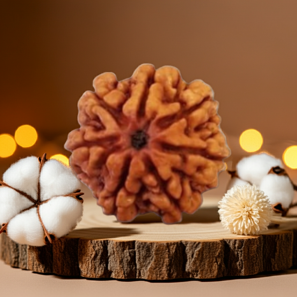 SaptaMukhi Rudraksha, Authentic, Bears Seven (7) lines